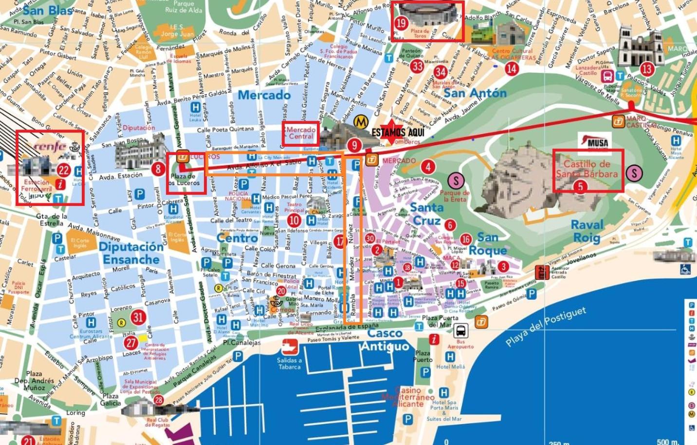 Arimat Urban Flat Zona Centro Mercado Rambla 阿利坎特 外观 照片